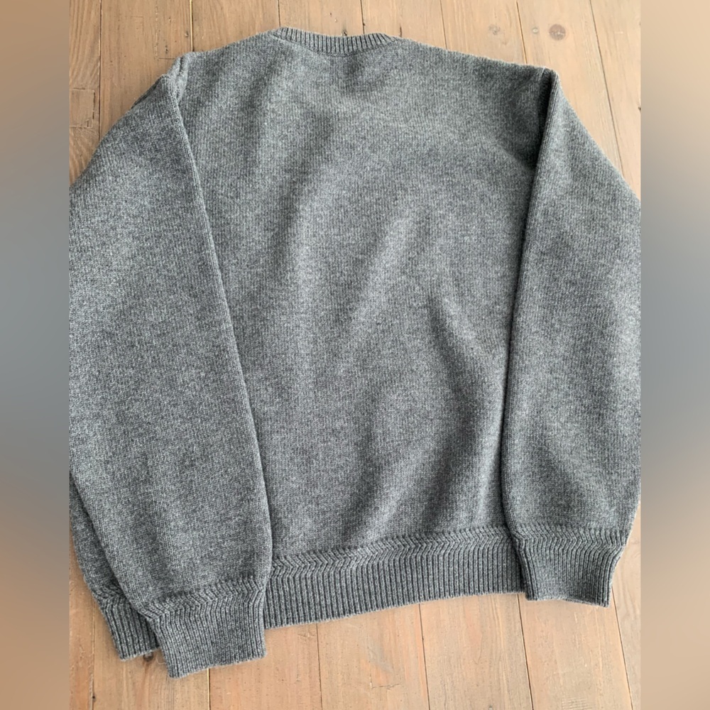 Bally 100% wool logo-patch jumper sweater NWT - Picture 4 of 9